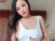 Selfie de una modelo china